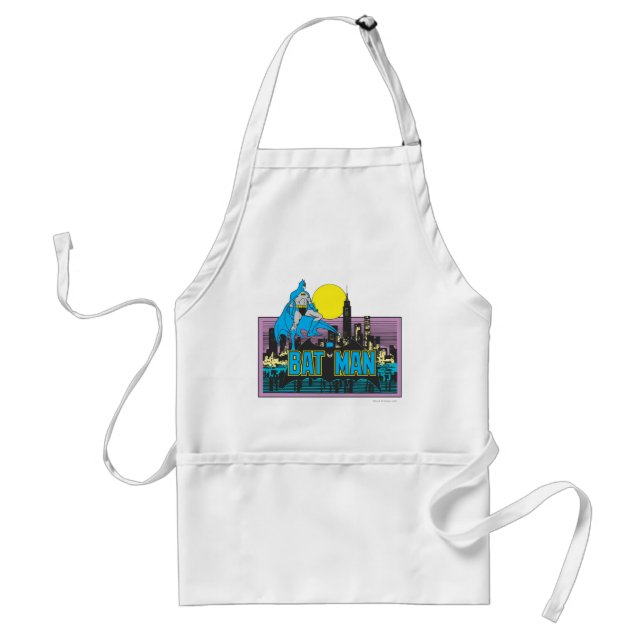 Batman & Letters Standard Apron (Front)