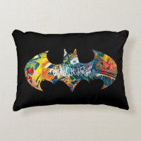 Batman Logo Neon 80's Graffiti