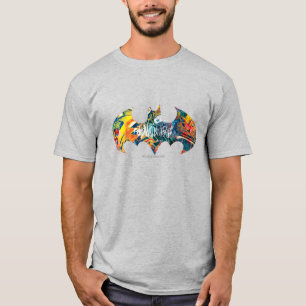 Batman Logo Neon/80s Graffiti T-Shirt