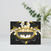 Batman Logo with Cars Postcard (Standing Front)