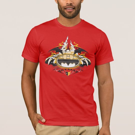 Batman Logo with Cars T-Shirt