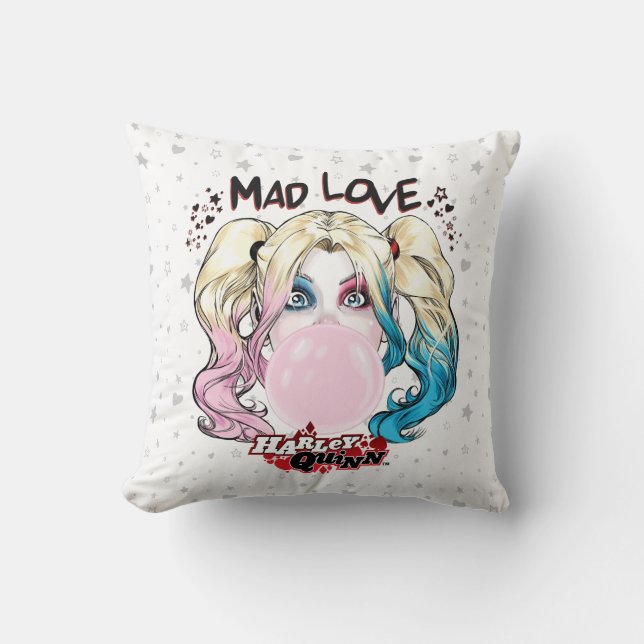 Batman | Mad Love Harley Quinn Chewing Bubble Gum Cushion (Front)
