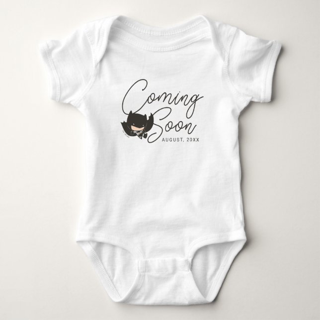 Batman | New Baby Coming Soon Baby Bodysuit (Front)