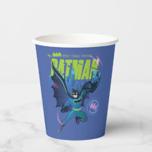 Batman "Own Your Power" City Graphic Paper Cups