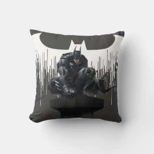 Batman Perched on a Pillar Cushion