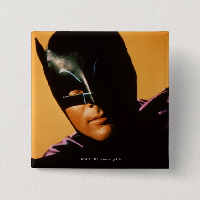 Batman Photo 15 Cm Square Badge (Front)