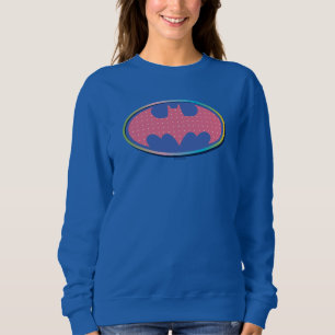 Batman Pink Polka Dot Logo Sweatshirt