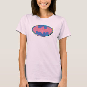 Batman   Pink Polka Dot Logo T-Shirt