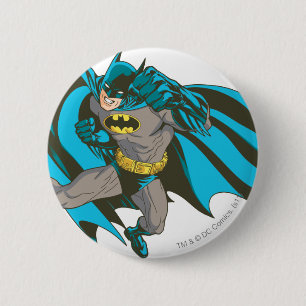 Batman Punching 1 6 Cm Round Badge