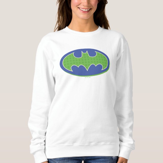 Batman | Purple & Green Symbol Sweatshirt (Front)