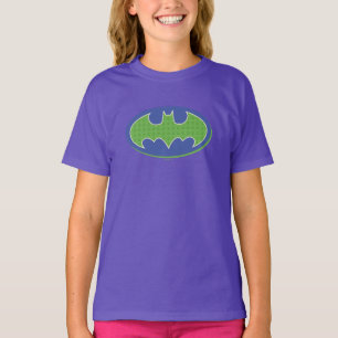 Batman   Purple & Green Symbol T-Shirt