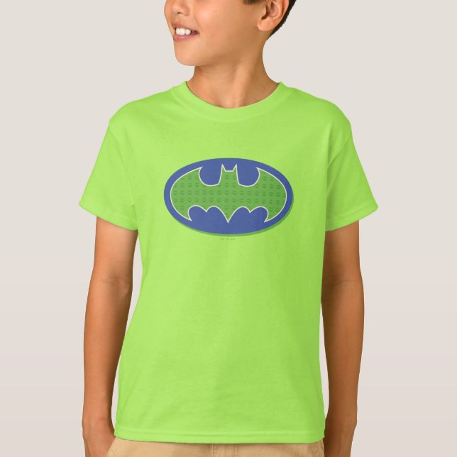 Batman | Purple & Green Symbol T-Shirt (Front)