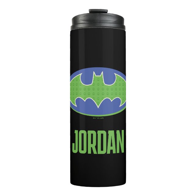 Batman | Purple & Green Symbol Thermal Tumbler (Front)