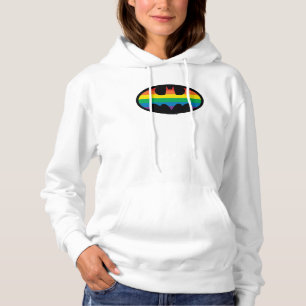 Batman Rainbow Logo Hoodie