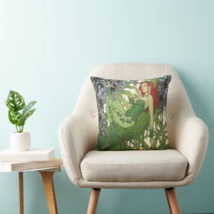 Batman Rebirth Poison Ivy Cover Illustration Cushion