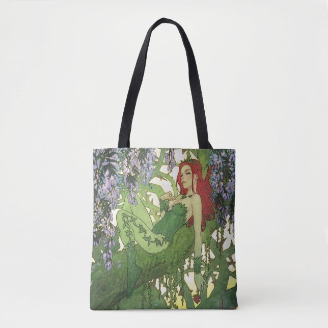 Batman Rebirth Poison Ivy Cover Illustration Tote Bag (Front)