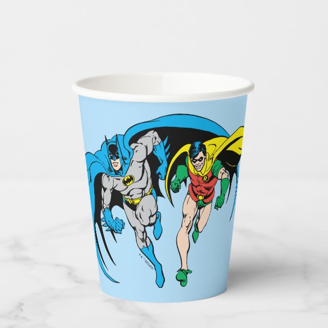 Batman & Robin Paper Cups (Left)