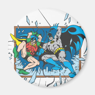 Batman & Robin Shatter Window Magnet