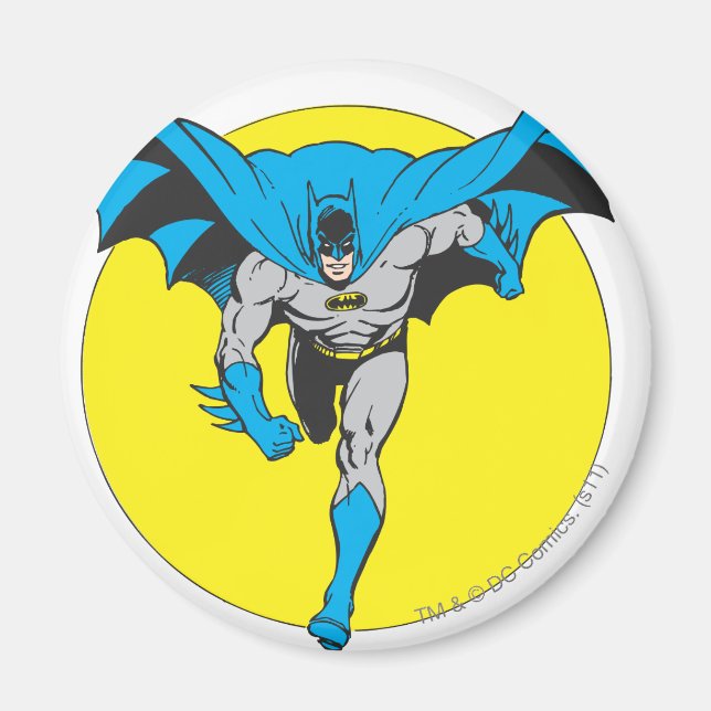 Batman Runs Forward Magnet (Front)