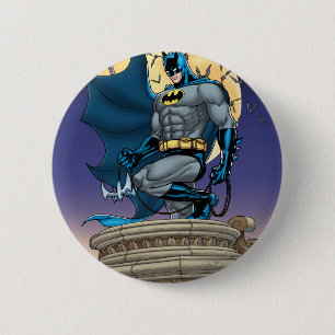 Batman Scenes - Moon Side View 6 Cm Round Badge