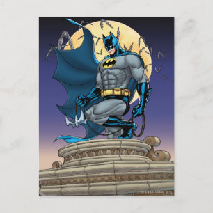 Batman Scenes - Moon Side View Postcard