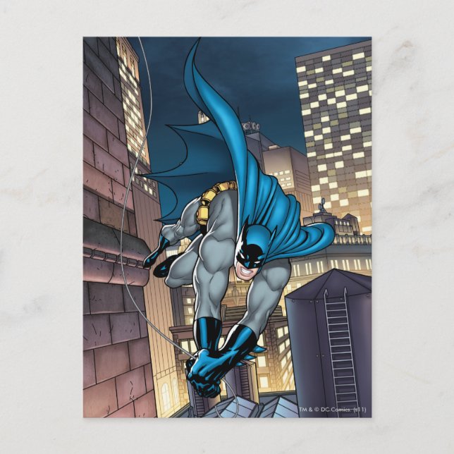 Batman Scenes - Swinging Low Postcard (Front)