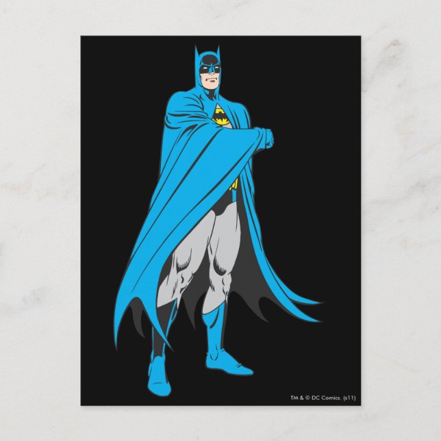 Batman Stands 2 2 Postcard (Front)