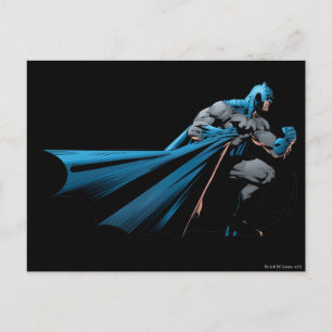 Batman strong look right postcard