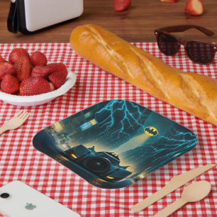 Batman Super Hero Birthday Paper Plates