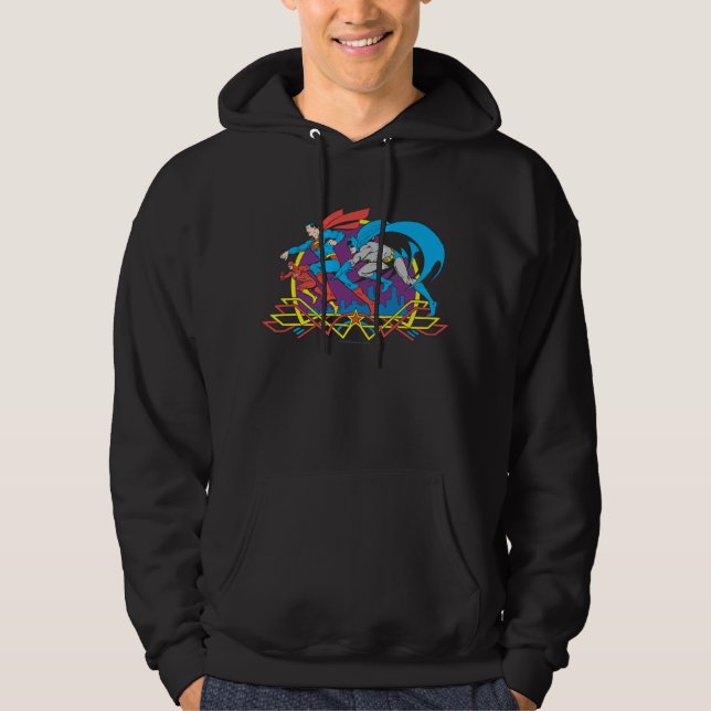 Batman + Superman + Flash Hoodie (Front)