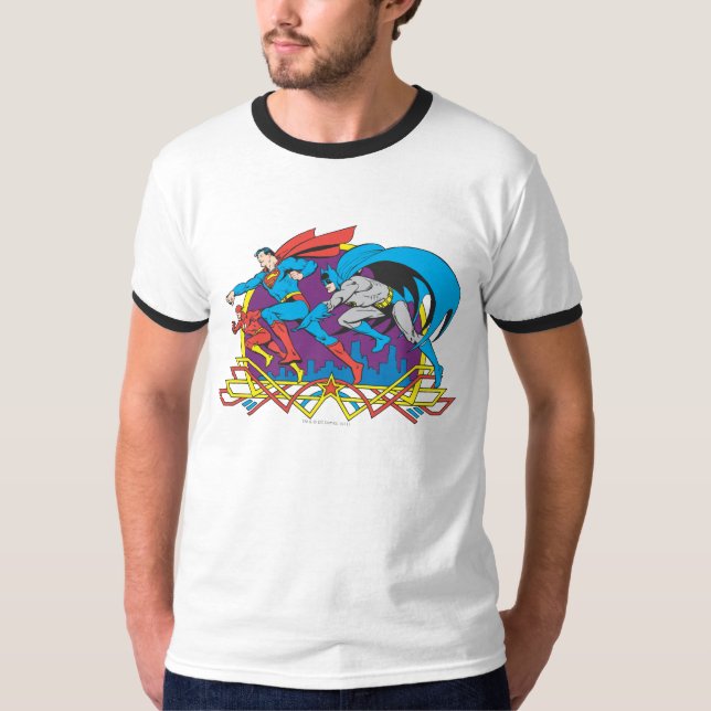 Batman + Superman + Flash T-Shirt (Front)