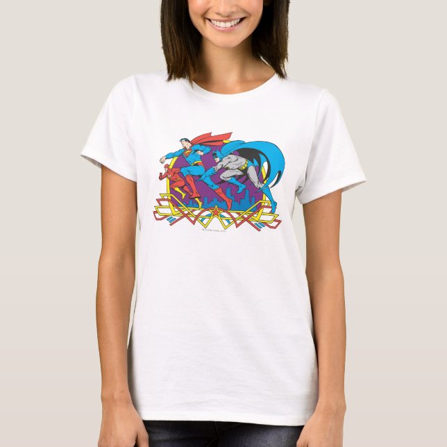 Batman + Superman + Flash T-Shirt (Front)