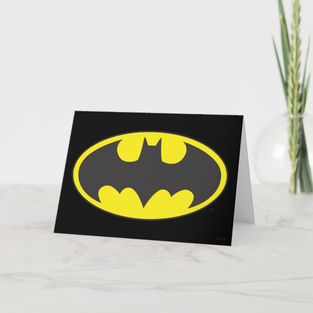Batman Symbol | Bat Oval Logo Card (Front)