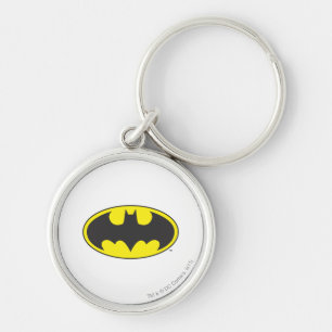 Batman Symbol Bat Oval Logo Key Ring