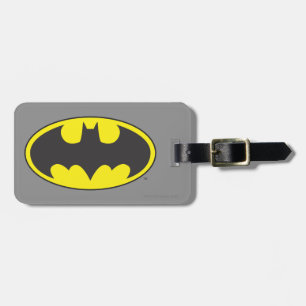 Batman Symbol Bat Oval Logo Luggage Tag