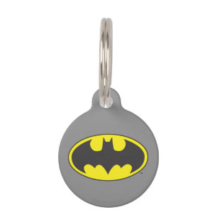 Batman Symbol   Bat Oval Logo Pet Tag