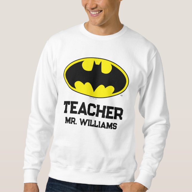 Batman Symbol | Bat Oval Logo Sweatshirt (Front)