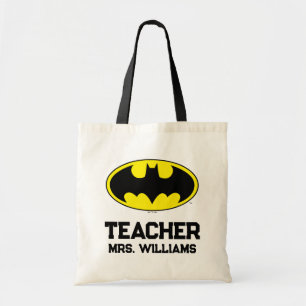 Batman Symbol Bat Oval Logo Tote Bag