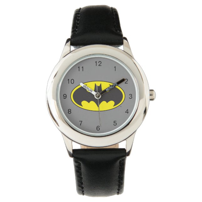 Batman Symbol | Bat Oval Logo Watch (Front)