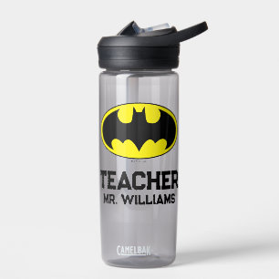 Batman Symbol   Bat Oval Logo Water Bottle