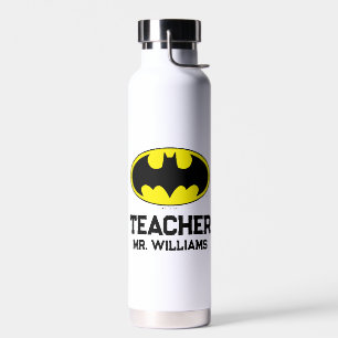 Batman Symbol   Bat Oval Logo Water Bottle