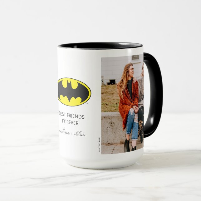 Batman Symbol | Best Friends Photo Mug (Front Right)
