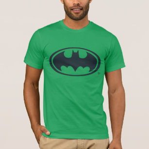 Batman Symbol   Black and White Logo T-Shirt