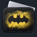 Batman Symbol | Black and Yellow Logo Laptop Sleeve<br><div class="desc">Batman Urban Legends</div>