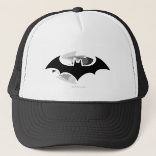 Batman Symbol   Black Shadow Logo Trucker Hat