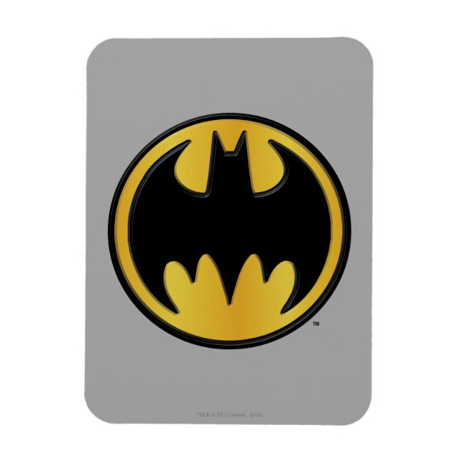 Batman Symbol | Classic Round Logo Magnet (Vertical)