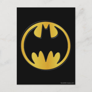 Batman Symbol   Classic Round Logo Postcard