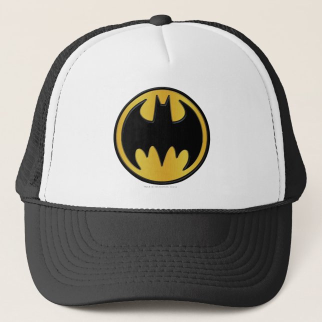 Batman Symbol | Classic Round Logo Trucker Hat (Front)
