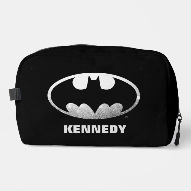 Batman Symbol | Grainy Logo Dopp Kit (Front)