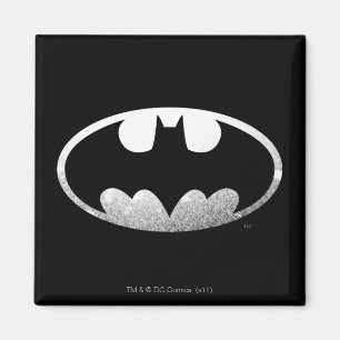 Batman Symbol   Grainy Logo Magnet